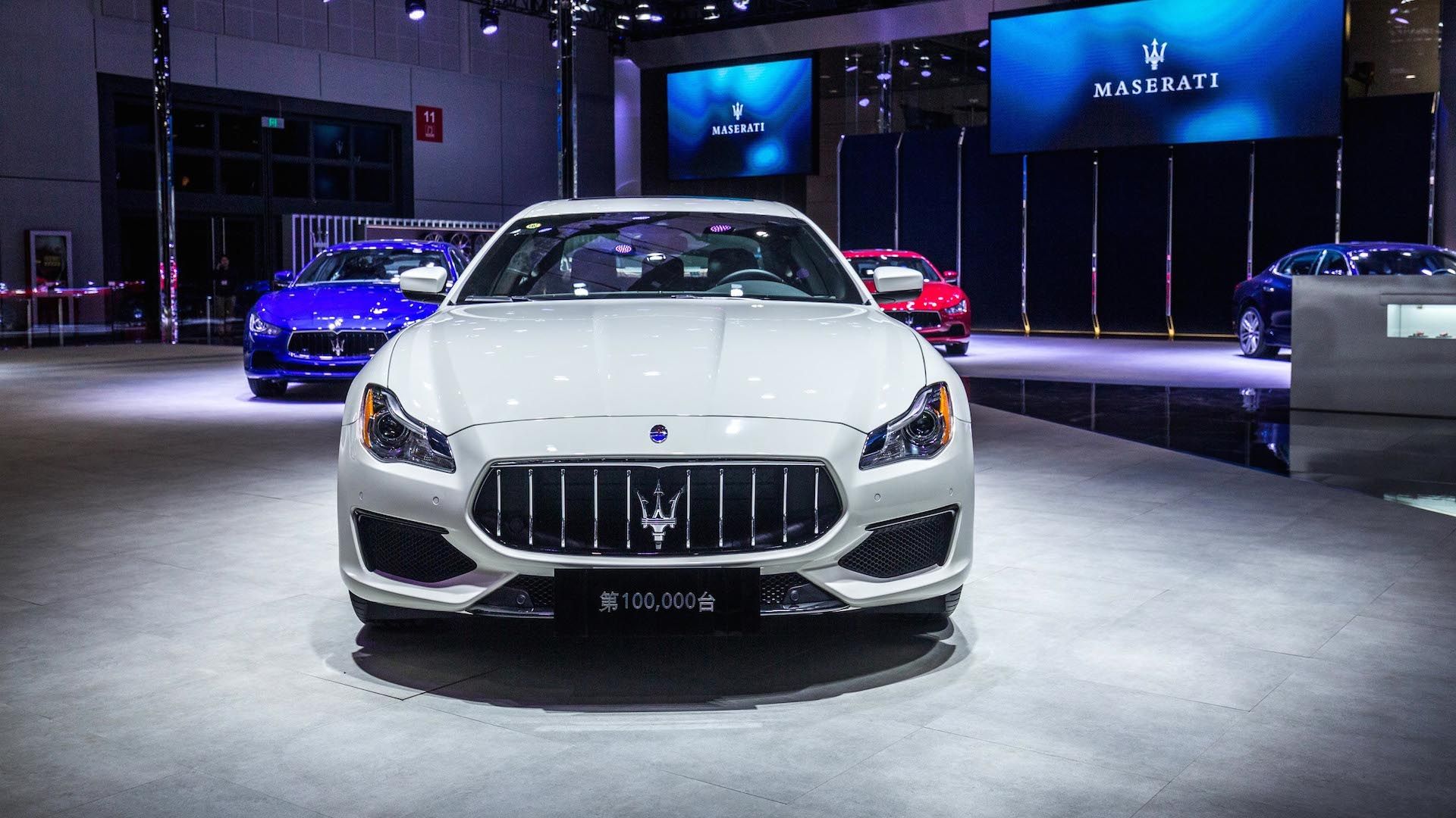 Maserati celebrated the milestone delivery of its 100,000th car