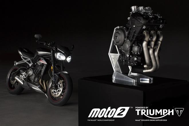 Triumph To Supply Engines For Fim Moto2 World Championship Starting 2019 Season