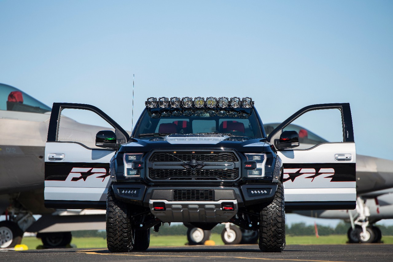 Mighty U.s. Air Force Fighter Jet Inspires One-of-a-kind High-performance Ford F-22 F-150 Raptor