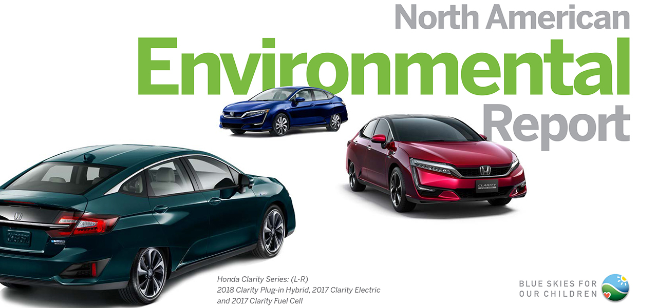 Honda Reports on its Environmental Performance and Progress in North America