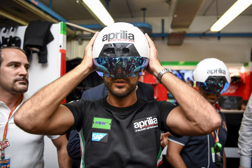 Aprilia Racing leans on augmented reality at MotoGP to maintain peak bike performance