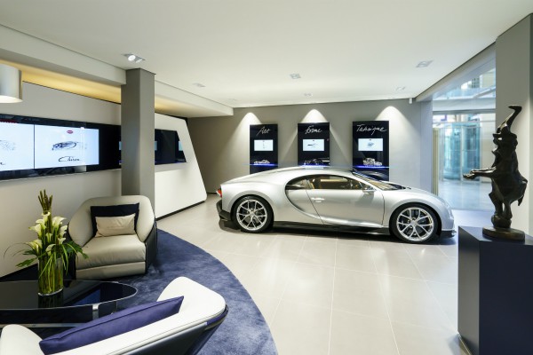 Bugatti opens Hamburg showroom with new design