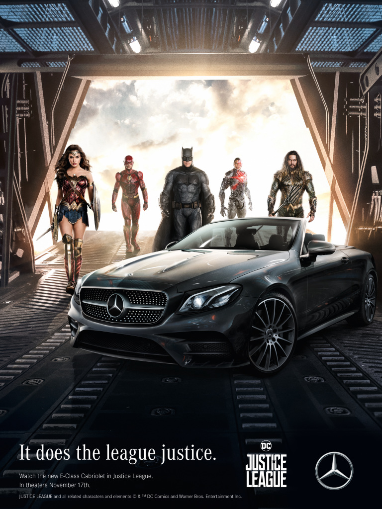 Mercedes-Benz Launches Campaign to Support Warner Bros. Pictures’ Upcoming Epic Action Adventure JUSTICE LEAGUE: Super Heroes drive Mercedes-Benz