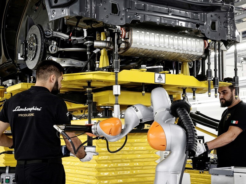 The new Lamborghini factory in Sant’Agata Bolognese: production site doubled, incorporating cutting-edge technologies