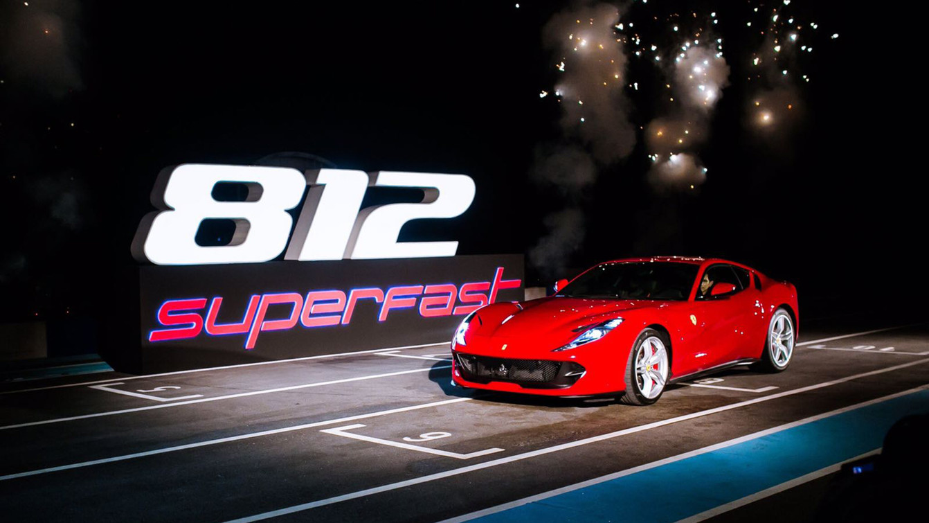 Ferrari 812 Superfast Premieres in Thailand